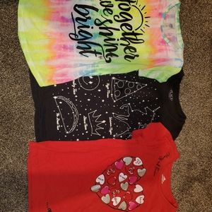 🍀4/$15🍀Girls Shirt Lot